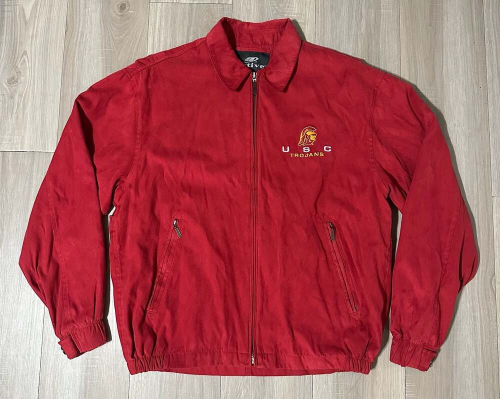 Active Apparel USC Trojans Red Zip-Up Jacket
